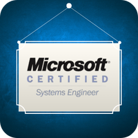 Microsoft System Engineer Certificate