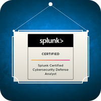 Splunk Defense Analyst Certificate